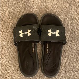 Under armor slip on sandals
